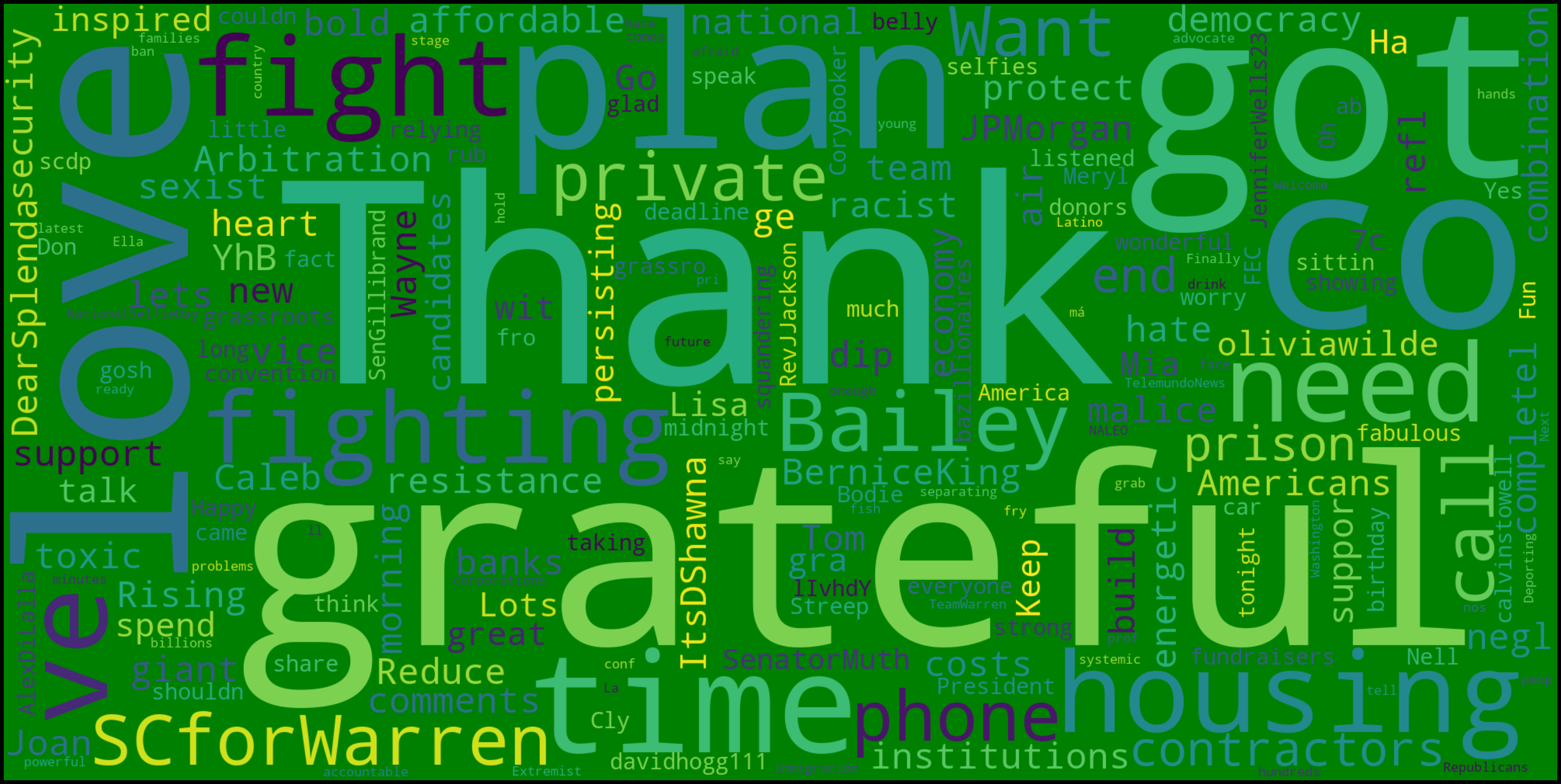 warren wordcloud